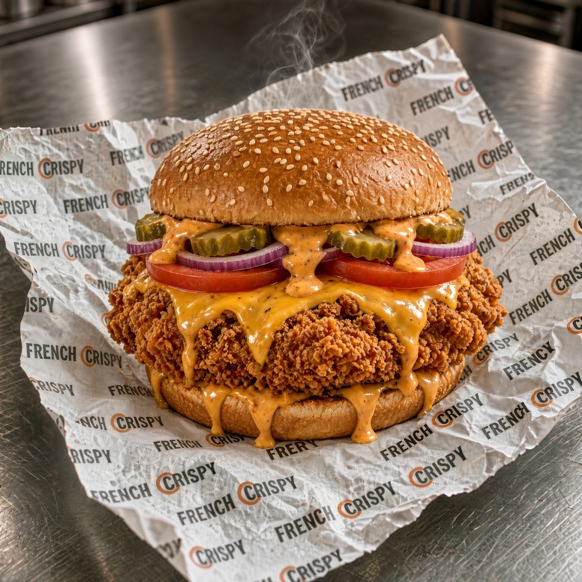 Crispy Nugget Burger